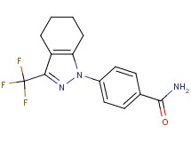 4-[3-(trifluoromethyl)-4,5,6,7-tetrahydro-1H-indazol-1-yl]benzamide