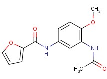 N-[3-(acetylamino)-4-methoxyphenyl]-2-furamide