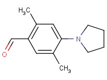 2,5-dimethyl-4-(1-pyrrolidinyl)benzaldehyde