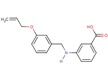 3-{[3-(allyloxy)benzyl]amino}benzoic acid