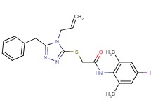 2-[(4-allyl-5-benzyl-4H-1,2,4-triazol-3-yl)thio]-N-(4-iodo-2,6-dimethylphenyl)acetamide
