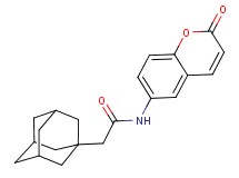 2-(1-adamantyl)-N-(2-oxo-2H-chromen-6-yl)acetamide