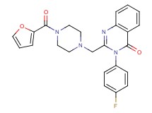 3-(4-fluorophenyl)-2-{[4-(2-furoyl)-1-piperazinyl]methyl}-4(3H)-quinazolinone