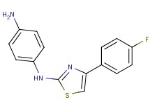 (4-aminophenyl)[4-(4-fluorophenyl)-1,3-thiazol-2-yl]amine