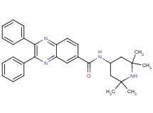 2,3-diphenyl-N-(2,2,6,6-tetramethyl-4-piperidinyl)-6-quinoxalinecarboxamide