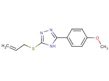 3-(allylthio)-5-(4-methoxyphenyl)-4H-1,2,4-triazole