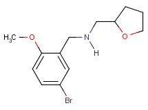 (5-bromo-2-methoxybenzyl)(tetrahydro-2-furanylmethyl)amine hydrochloride