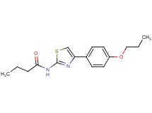 N-[4-(4-propoxyphenyl)-1,3-thiazol-2-yl]butanamide