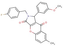 2-(4-fluorobenzyl)-1-(3-methoxyphenyl)-7-methyl-1,2-dihydrochromeno[2,3-c]pyrrole-3,9-dione