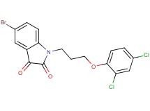 5-bromo-1-[3-(2,4-dichlorophenoxy)propyl]-1H-indole-2,3-dione
