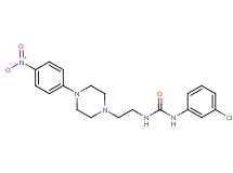 N-(3-chlorophenyl)-N'-{2-[4-(4-nitrophenyl)-1-piperazinyl]ethyl}urea