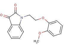 1-[2-(2-methoxyphenoxy)ethyl]-1H-indole-2,3-dione