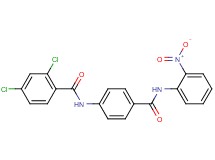 2,4-dichloro-N-(4-{[(2-nitrophenyl)amino]carbonyl}phenyl)benzamide