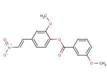 2-methoxy-4-(2-nitrovinyl)phenyl 3-methoxybenzoate