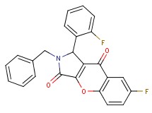 2-benzyl-7-fluoro-1-(2-fluorophenyl)-1,2-dihydrochromeno[2,3-c]pyrrole-3,9-dione