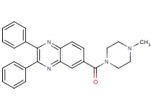 6-[(4-methyl-1-piperazinyl)carbonyl]-2,3-diphenylquinoxaline