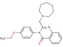2-(1-azepanylmethyl)-3-(4-ethoxyphenyl)-4(3H)-quinazolinone
