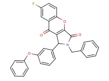 2-benzyl-7-fluoro-1-(3-phenoxyphenyl)-1,2-dihydrochromeno[2,3-c]pyrrole-3,9-dione