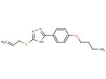 3-(allylthio)-5-(4-butoxyphenyl)-4H-1,2,4-triazole