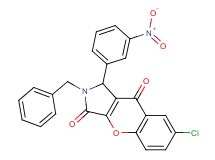 2-benzyl-7-chloro-1-(3-nitrophenyl)-1,2-dihydrochromeno[2,3-c]pyrrole-3,9-dione