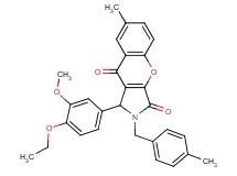 1-(4-ethoxy-3-methoxyphenyl)-7-methyl-2-(4-methylbenzyl)-1,2-dihydrochromeno[2,3-c]pyrrole-3,9-dione
