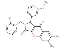 2-(2-chlorobenzyl)-1-(3-methoxyphenyl)-6,7-dimethyl-1,2-dihydrochromeno[2,3-c]pyrrole-3,9-dione