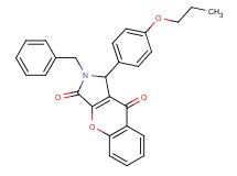 2-benzyl-1-(4-propoxyphenyl)-1,2-dihydrochromeno[2,3-c]pyrrole-3,9-dione