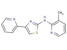 3-methyl-N-[4-(2-pyridinyl)-1,3-thiazol-2-yl]-2-pyridinamine