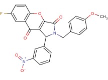 7-fluoro-2-(4-methoxybenzyl)-1-(3-nitrophenyl)-1,2-dihydrochromeno[2,3-c]pyrrole-3,9-dione