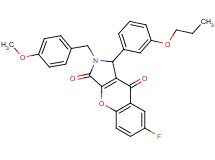 7-fluoro-2-(4-methoxybenzyl)-1-(3-propoxyphenyl)-1,2-dihydrochromeno[2,3-c]pyrrole-3,9-dione