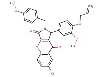 1-[4-(allyloxy)-3-methoxyphenyl]-7-chloro-2-(4-methoxybenzyl)-1,2-dihydrochromeno[2,3-c]pyrrole-3,9-dione