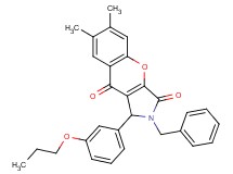 2-benzyl-6,7-dimethyl-1-(3-propoxyphenyl)-1,2-dihydrochromeno[2,3-c]pyrrole-3,9-dione