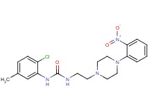N-(2-chloro-5-methylphenyl)-N'-{2-[4-(2-nitrophenyl)-1-piperazinyl]ethyl}urea