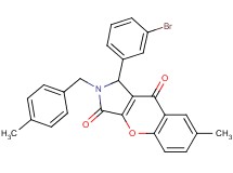 1-(3-bromophenyl)-7-methyl-2-(4-methylbenzyl)-1,2-dihydrochromeno[2,3-c]pyrrole-3,9-dione