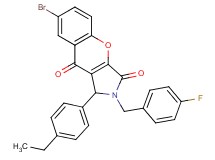 7-bromo-1-(4-ethylphenyl)-2-(4-fluorobenzyl)-1,2-dihydrochromeno[2,3-c]pyrrole-3,9-dione