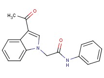 2-(3-acetyl-1H-indol-1-yl)-N-phenylacetamide