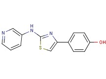 4-[2-(3-pyridinylamino)-1,3-thiazol-4-yl]phenol