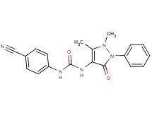 N-(4-cyanophenyl)-N'-(1,5-dimethyl-3-oxo-2-phenyl-2,3-dihydro-1H-pyrazol-4-yl)urea
