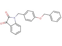 1-[4-(benzyloxy)benzyl]-1H-indole-2,3-dione