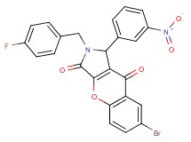 7-bromo-2-(4-fluorobenzyl)-1-(3-nitrophenyl)-1,2-dihydrochromeno[2,3-c]pyrrole-3,9-dione