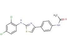N-(4-{2-[(2,4-dichlorophenyl)amino]-1,3-thiazol-4-yl}phenyl)acetamide