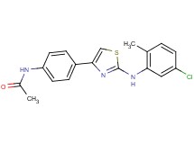 N-(4-{2-[(5-chloro-2-methylphenyl)amino]-1,3-thiazol-4-yl}phenyl)acetamide