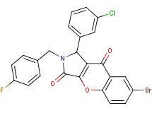 7-bromo-1-(3-chlorophenyl)-2-(4-fluorobenzyl)-1,2-dihydrochromeno[2,3-c]pyrrole-3,9-dione