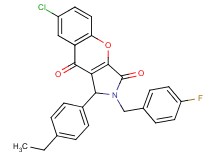 7-chloro-1-(4-ethylphenyl)-2-(4-fluorobenzyl)-1,2-dihydrochromeno[2,3-c]pyrrole-3,9-dione