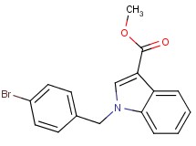 methyl 1-(4-bromobenzyl)-1H-indole-3-carboxylate