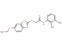 N-(2,3-dimethylphenyl)-2-[(6-ethoxy-1,3-benzothiazol-2-yl)thio]acetamide