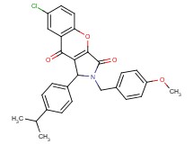 7-chloro-1-(4-isopropylphenyl)-2-(4-methoxybenzyl)-1,2-dihydrochromeno[2,3-c]pyrrole-3,9-dione