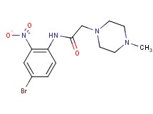 N-(4-bromo-2-nitrophenyl)-2-(4-methyl-1-piperazinyl)acetamide