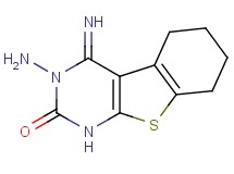 3-amino-4-imino-3,4,5,6,7,8-hexahydro[1]benzothieno[2,3-d]pyrimidin-2(1H)-one