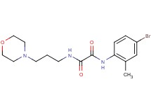 N-(4-bromo-2-methylphenyl)-N'-[3-(4-morpholinyl)propyl]ethanediamide